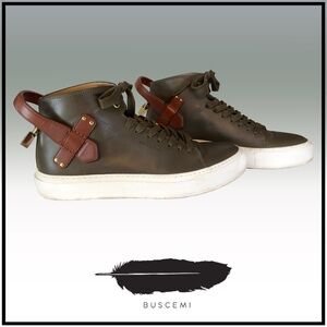 Buscemi high top sneakers.